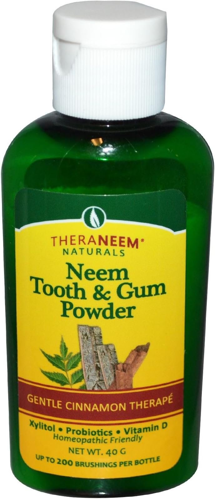 TheraNeem Tooth & Gum Powder - Cinnamint Organix South 40 g Powder