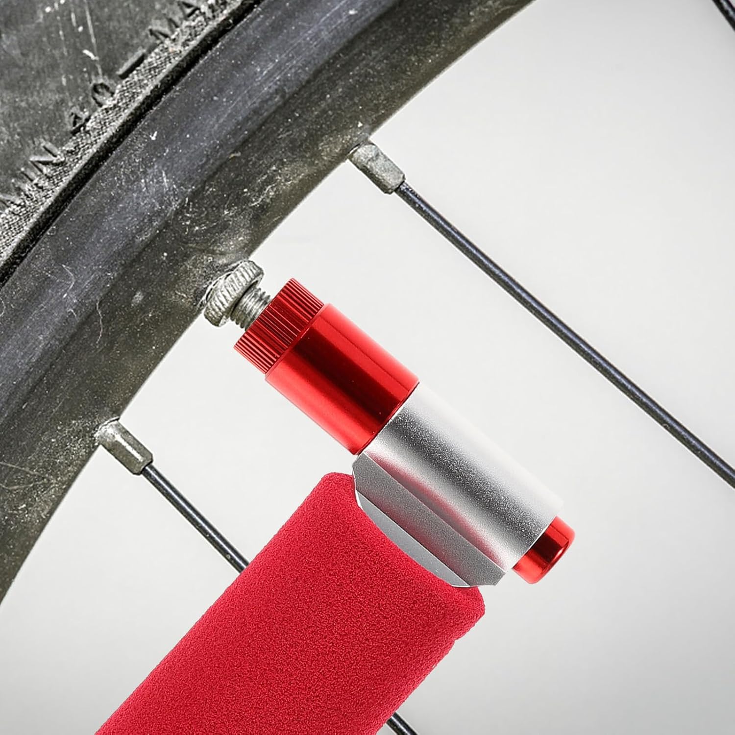 Portable Mini Bike Co2 Inflator Pump Aluminum Valve Compatible Lightweight for Cycling Tire Inflation Without Gas Cartridge