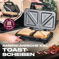 Profi Cook PC-ST 1092 XXL szendvicssütő rozsdamentes acél, tapadásmentes bevonattal 2