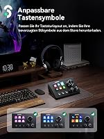 SOOMFON Stream Controller Deck SE fekete, 6 LCD makró gomb, OBS Twitch YouTube streaming 5