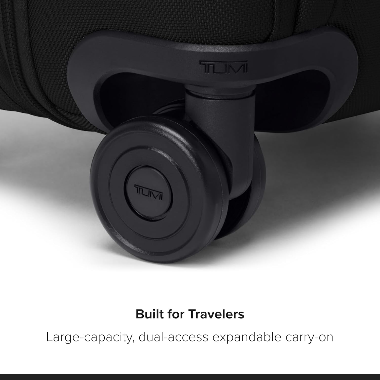 TUMI - Alpha Dual Access Expandable Carry-On Luggage - Zipper Expansion - Nylon Lightweight Suitcase -TSA Lock Tracer