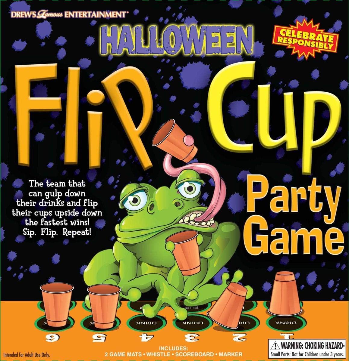Halloween Flip Cup Party Game