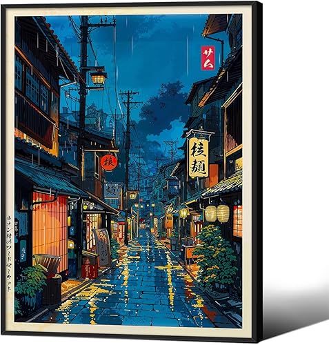 Miniatura 14 de Arte de pared japonés, póster de música japonesa retro, impresiones de imágenes de música japonesa, póster moderno de decoración Ukiyo-e para
