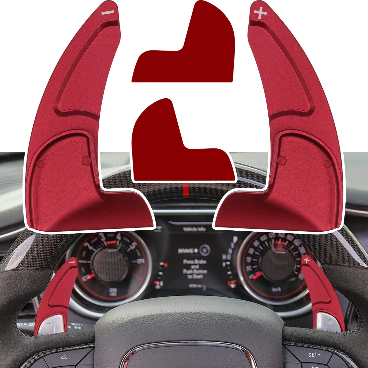 Buy Camoo 2 pcs Steering Wheel Shift Paddle Shifter Transfer Extension