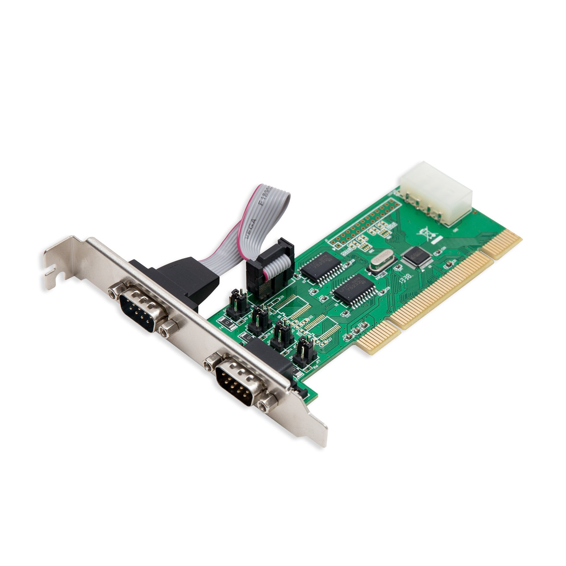 Syba SD-PCI15039 2 Port DB9 RS-232 Serial PCI Controller Card (Green)-image-39