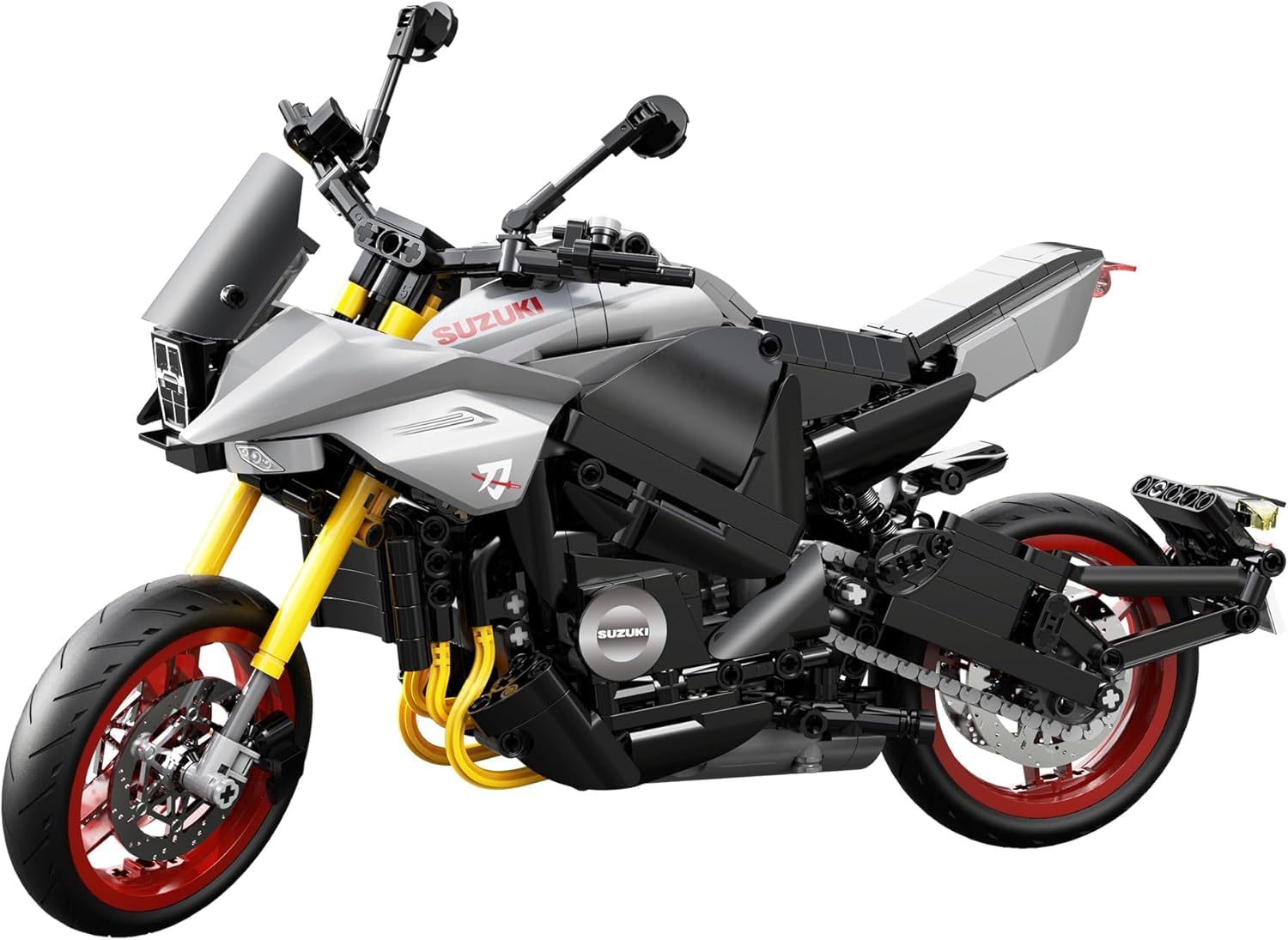Cada Suzuki CATANA 2022 - Kit de construction - Moto de route - Gris-noir - 1104 pièces - + 8 ans - Échelle 1:6 (DEQUBE 927DE59021)