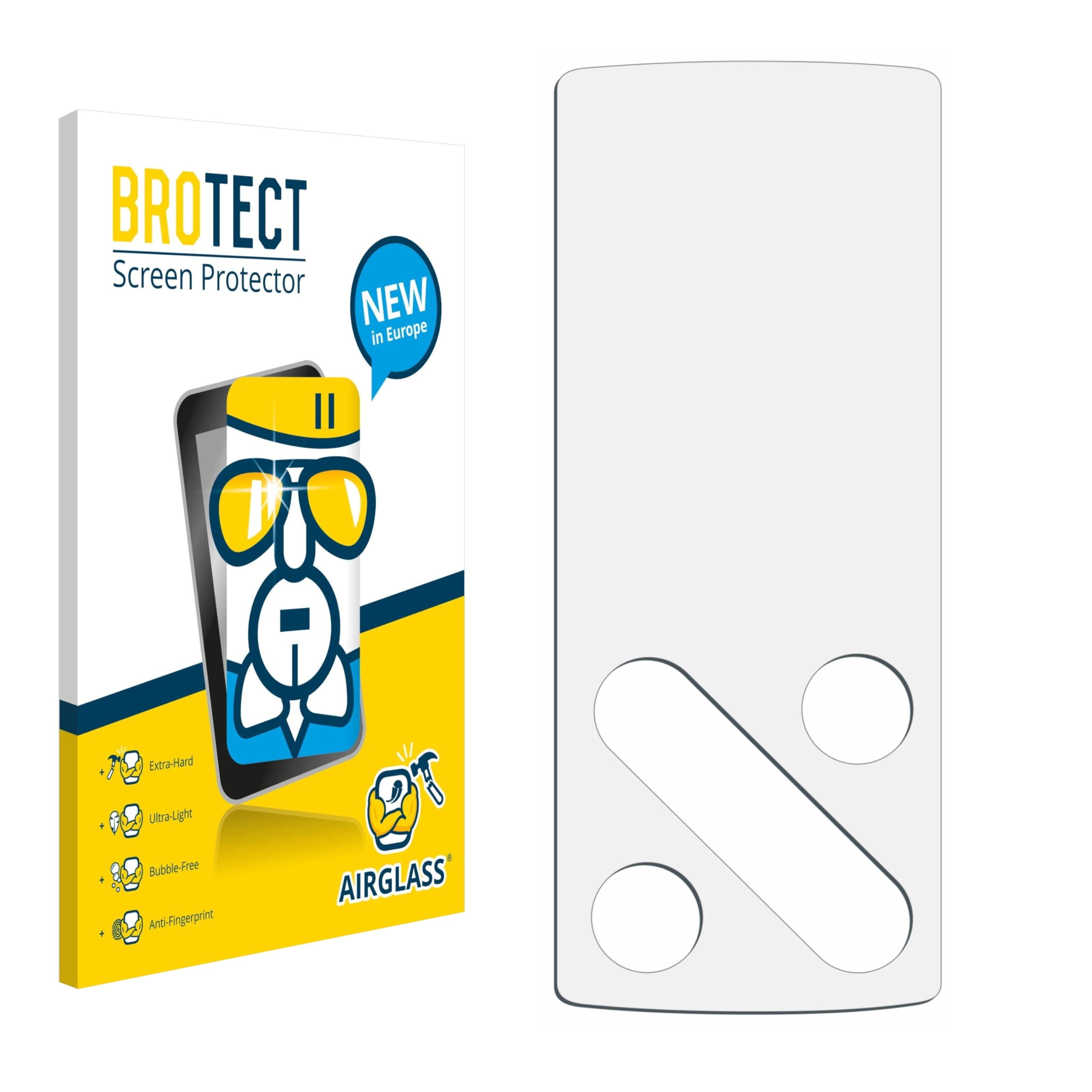 brotect Glass Screen Protector Film Compatible with Cowon 7 - Glass-Foil 9H Protection [Scratch Resistant, High Clarity]