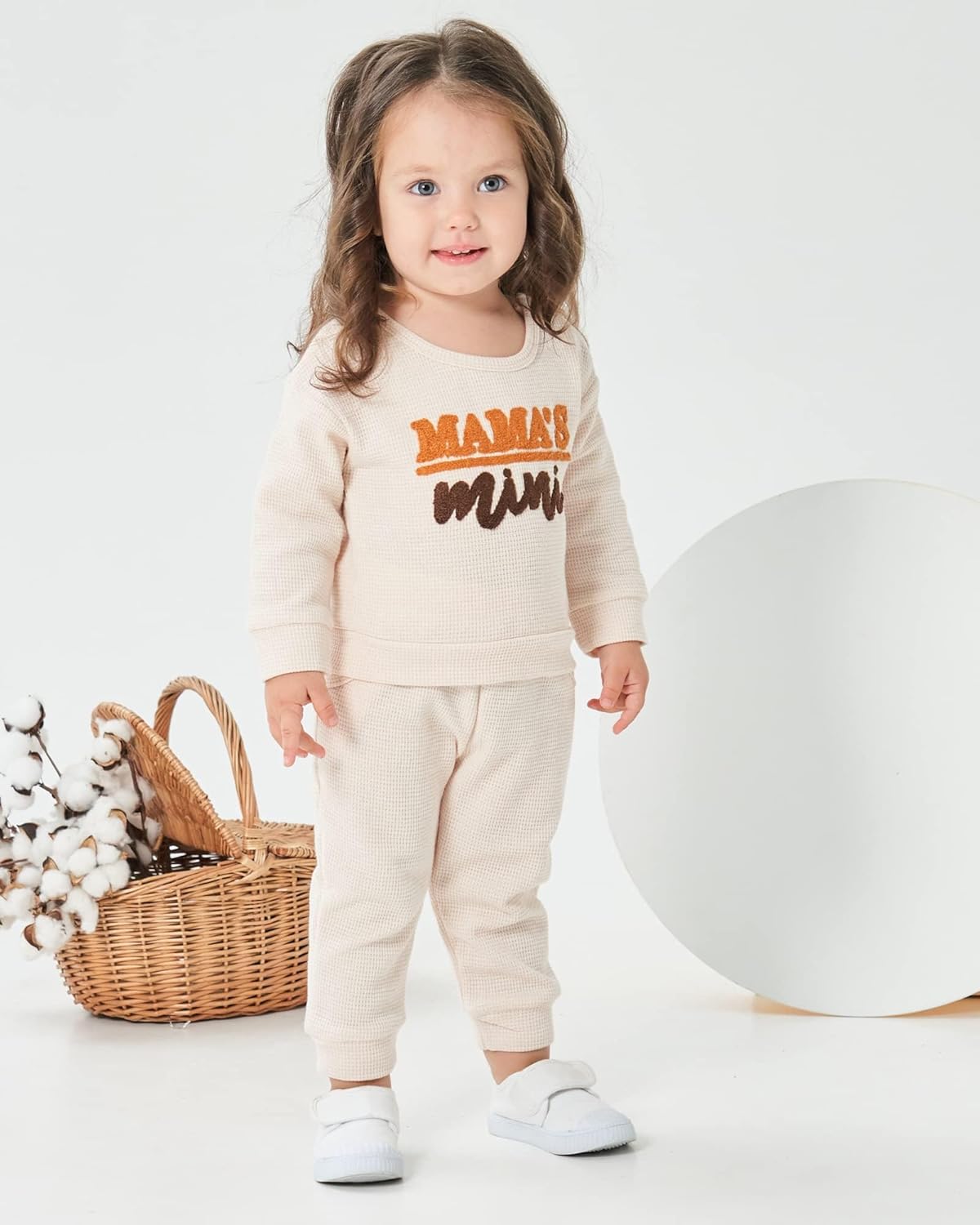 Mikrdoo Toddler Baby Girl Clothes Pants Set Toddler Pullover Tops Fall Winter Outfits - Image 2