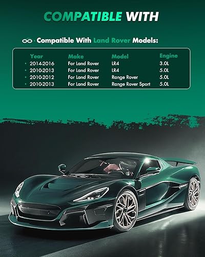 Miniatura 6 de SCITOO D1479 D1099 Semi Metallic Brake Pads Kits Front & Rear Replacement For Land Rover LR4 2010-2016,For Land Rover Range Rover Sport 2010-2013