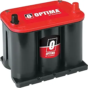 OPTIMA Batteries High Performance 35 RedTop Sealed AGM Car, Truck and SUV Starting Battery, 720 CCA, SAE Terminal, Maintenance Free, Versitile Mounting