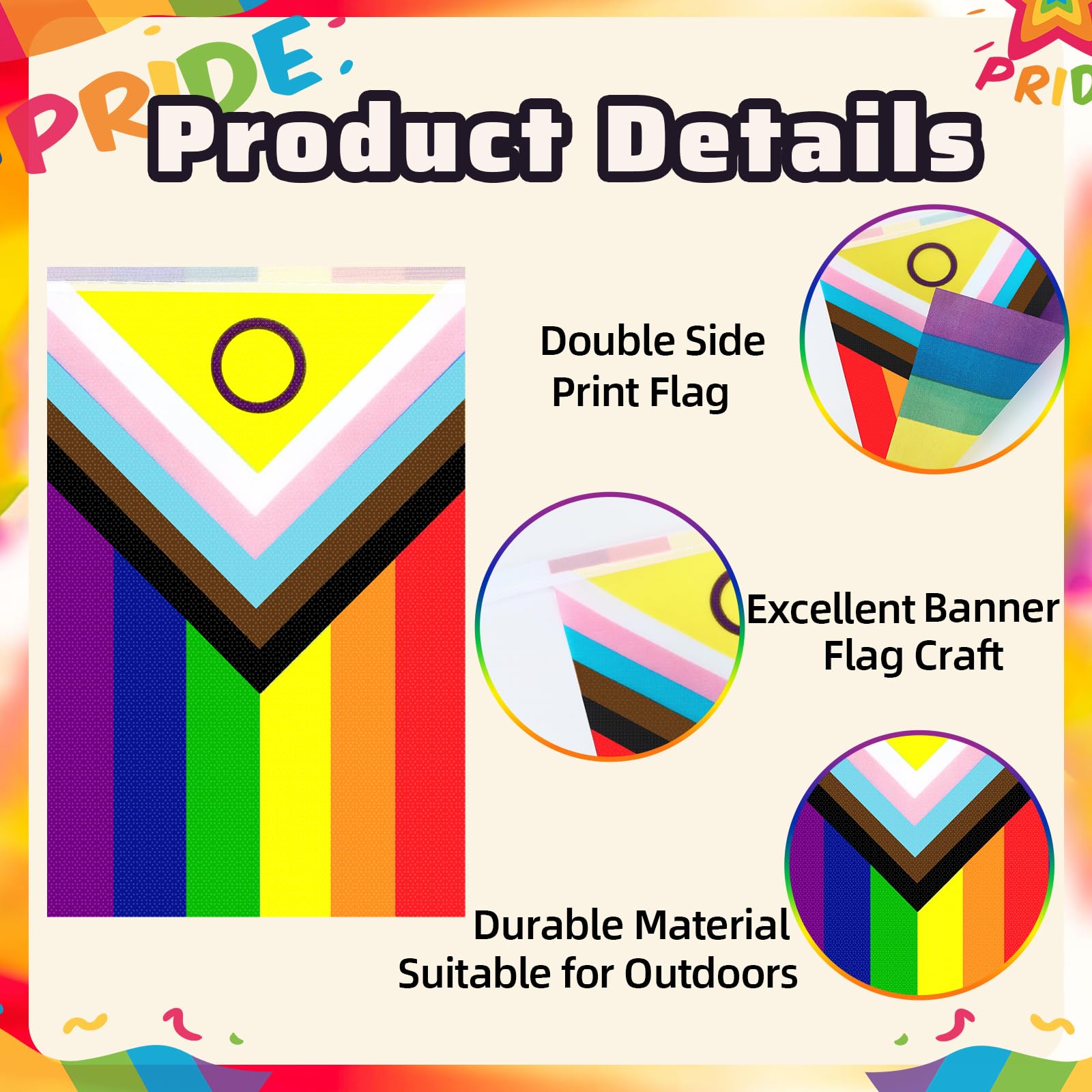 MARFOREVER Pride Flags 100 Pcs - Image 4