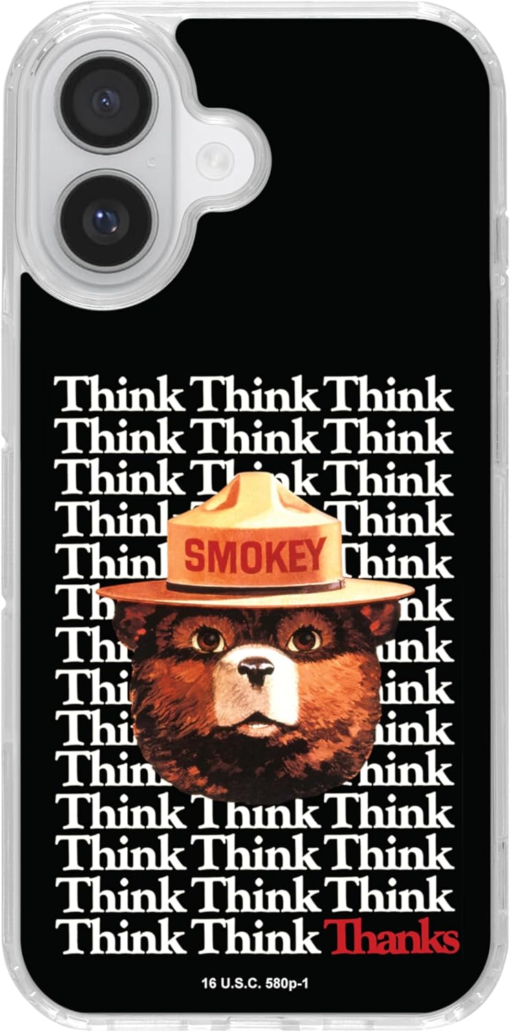 Affinity Bands X Smokey Bear HD Phone Case Compatible with MagSafe Apple iPhone 13 (Smokey Bear)