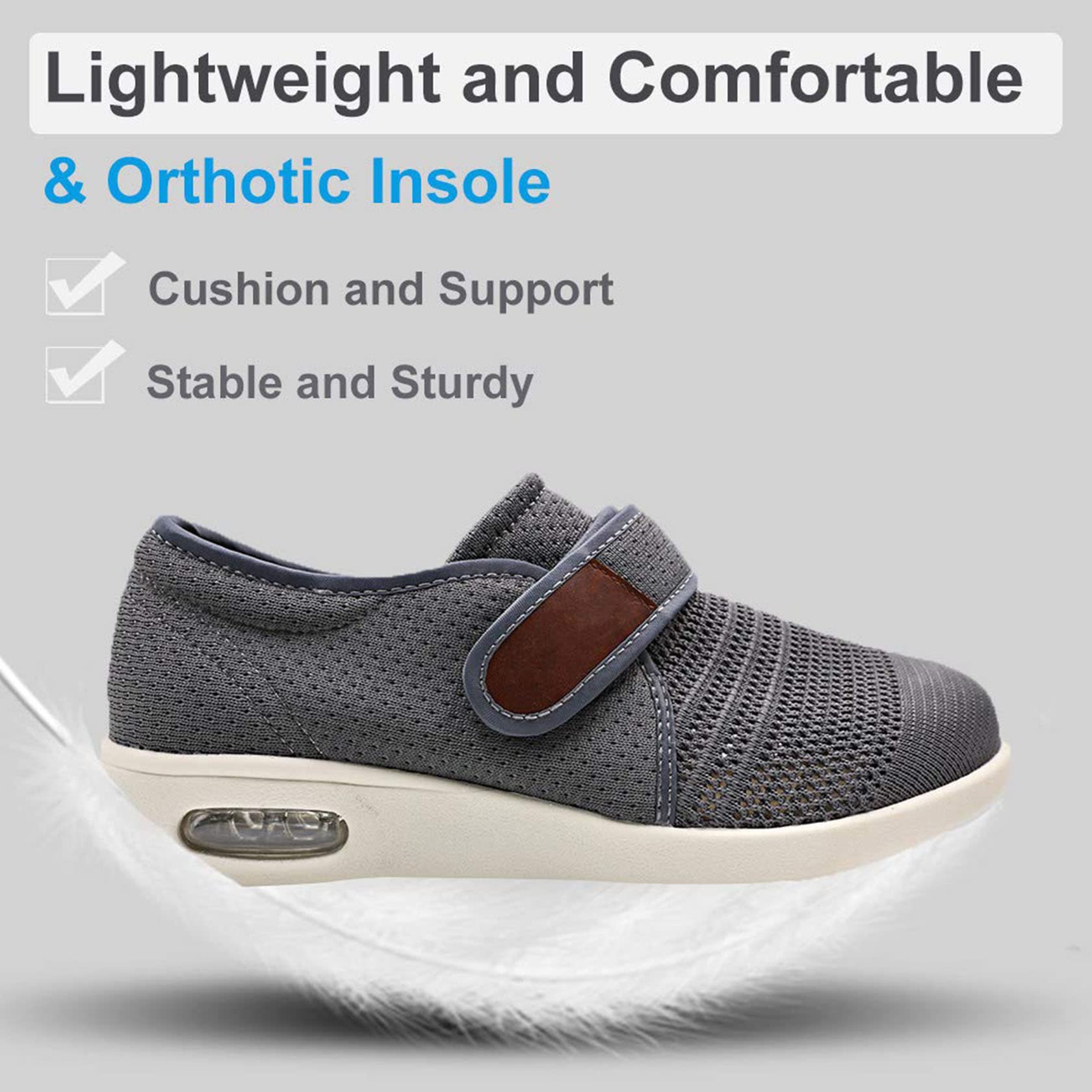 Pantofole Per Diabetici Donna Scarpe Ortopediche Uomo Con Strappo