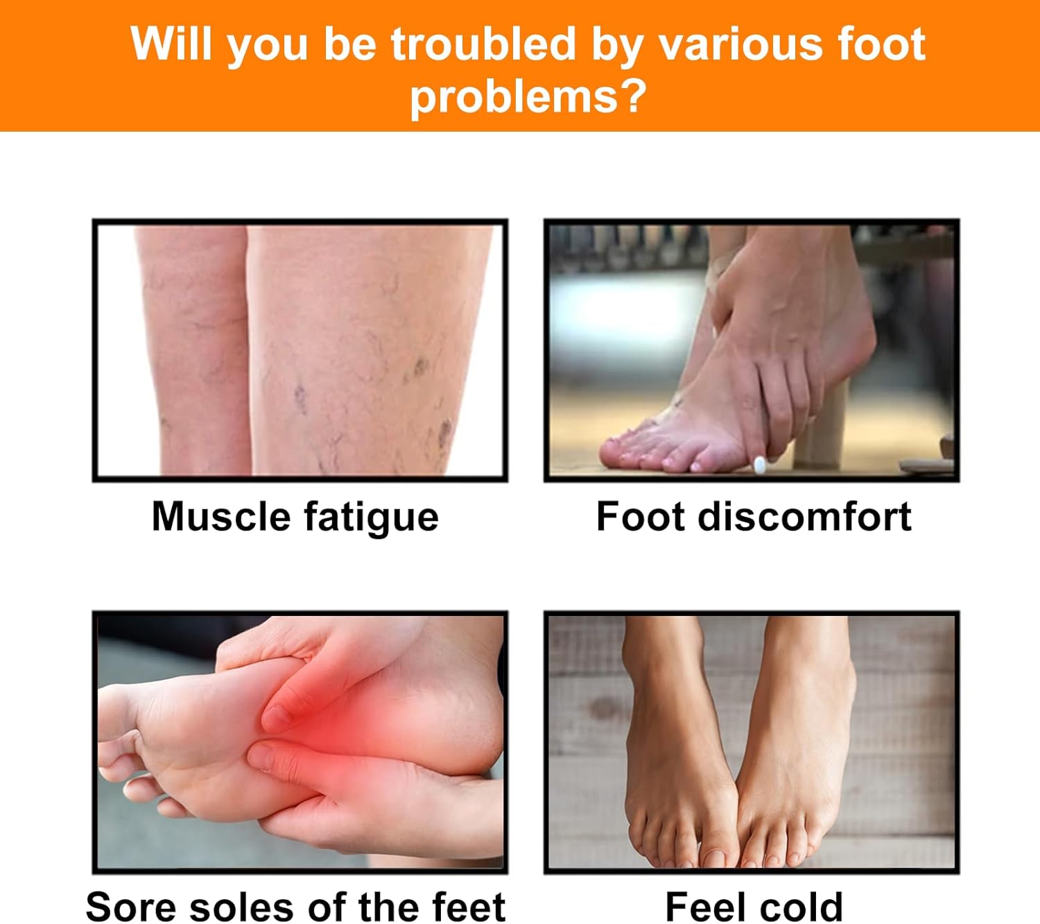 Diagram of foot massage points