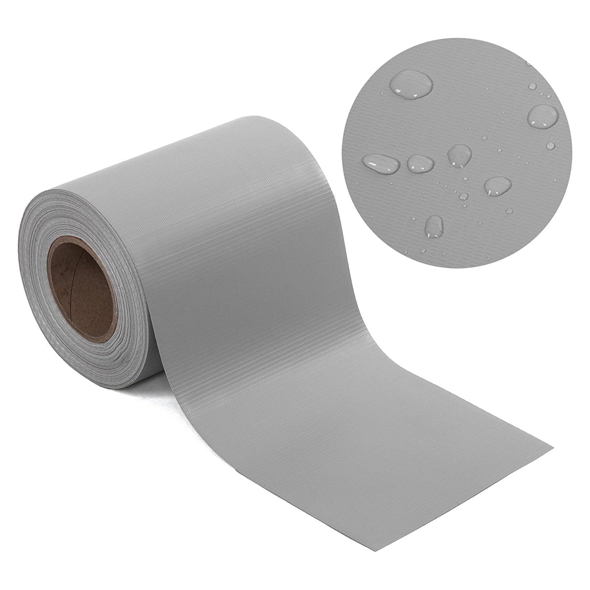 Frangivista Recinzione in PVC, Telo Oscurante per Balcone 19cm x 35m, Strisce Protezione della Privacy per Giardino Incluse 25 clip di fissaggio (GRIGIO CHIARO)
