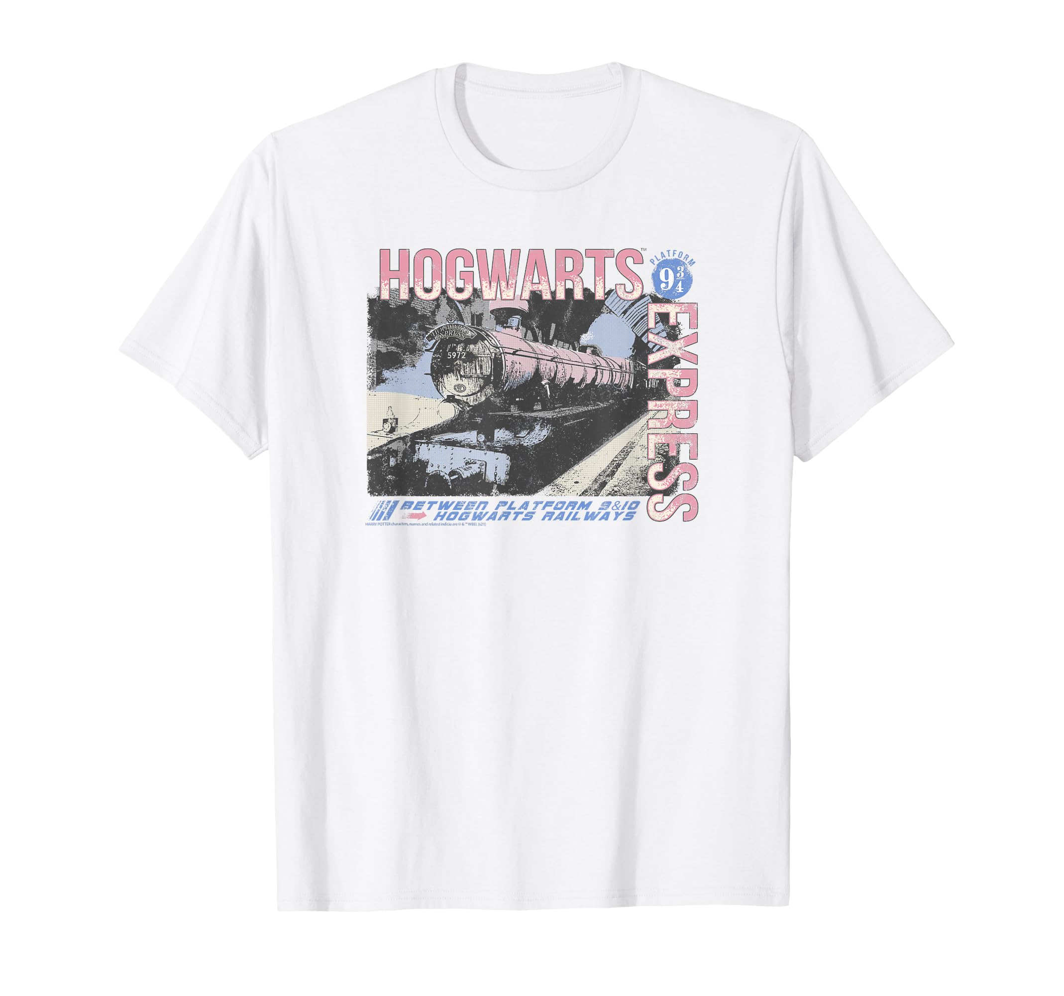 Hogwarts Express Vintage Poster T-Shirt Small