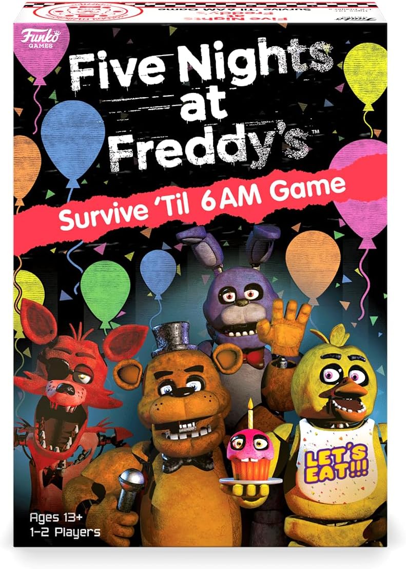 Five Nights at Freddy's - Survive 'Til 6AM Game |1-2 Players, Ages 13+