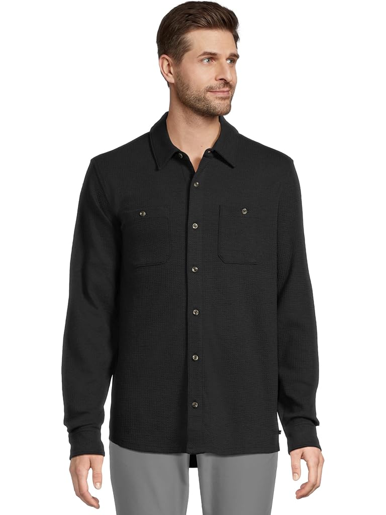 Black TravisMathew Cloud Waffle Button