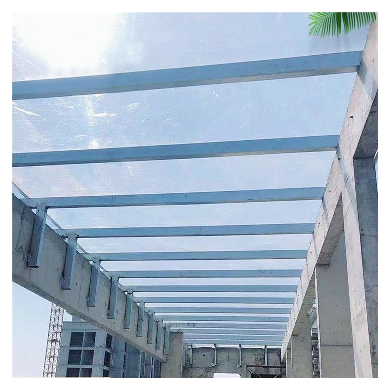 Paneles de repuesto de alta resistencia UV para proteger patios y huertos contra el clima