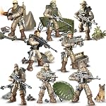 8 PCS Block City Policeman Action Mini-figures Accessoires d'armes militaires multiples SWAT Modèle Équipement militaire Figures Assemblage Construction Jouets Parti Favoris Cadeau pour les garçons