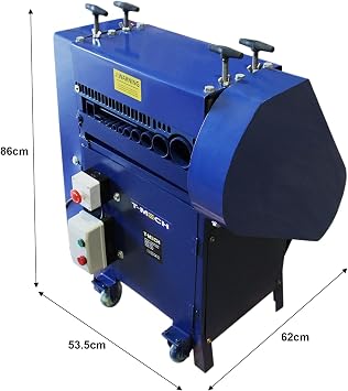 Wire Stripping Machine Electric Cable 1.5-55mm 380W Portable Automatic Wire-Stripper Multi-Holes Scrap Copper Recycling 30M/min - T-MECH