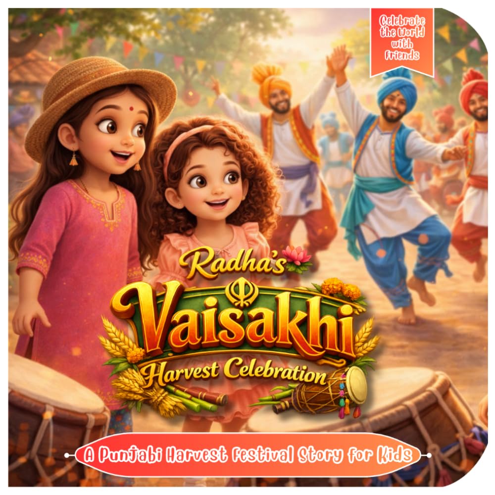 Radha’s Vaisakhi Harvest Celebration: A Kids Story About the Vaisakhi Festival, Punjabi Culture, Bhangra Dancing, and Friendship (Celebrate the World with Friends)