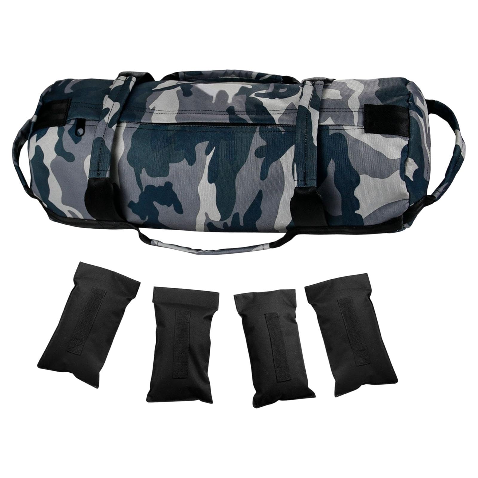 BNF® Weighted Bag Canvas Unfilled Sandbag for Weightlifting Powerlifting Home Gym Gray-Sporting Goods-Fitness Running & Yoga-Strength Training-Other Strength Training-1 Empty Sandbag4 Empty Inner Bags