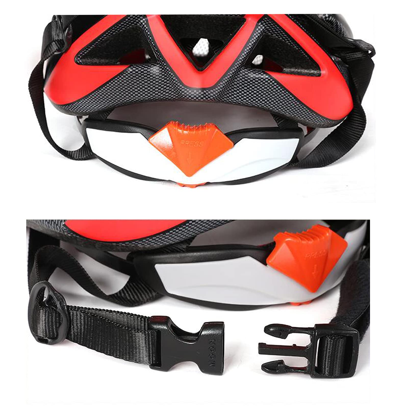 Casco Bici Casco MTB,con Visiera Occhiali Protettivi Magnetici Adulto Unisex per Bici Sicurezza Sportiva Casco da Bicicletta Superleggero Regolabile