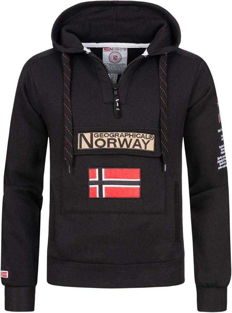 Amazon.com: Geographical Norway Men's Estándar Sweatshirt, Black