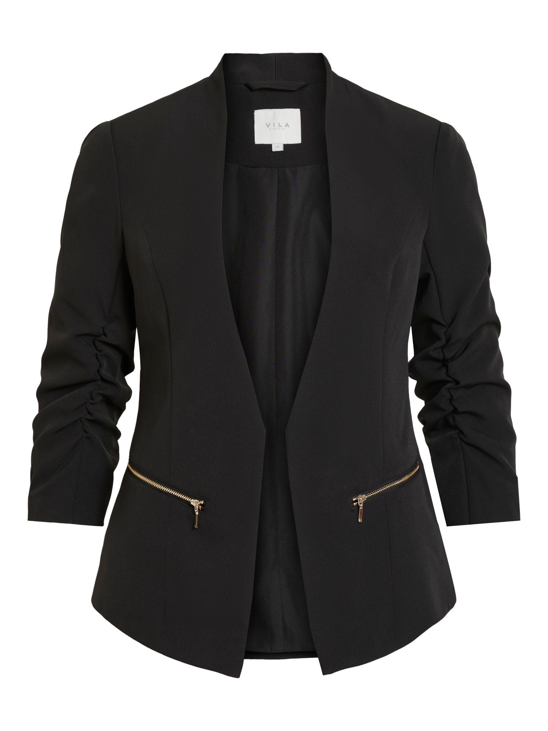 Vila Women's Blazer, Black, 8