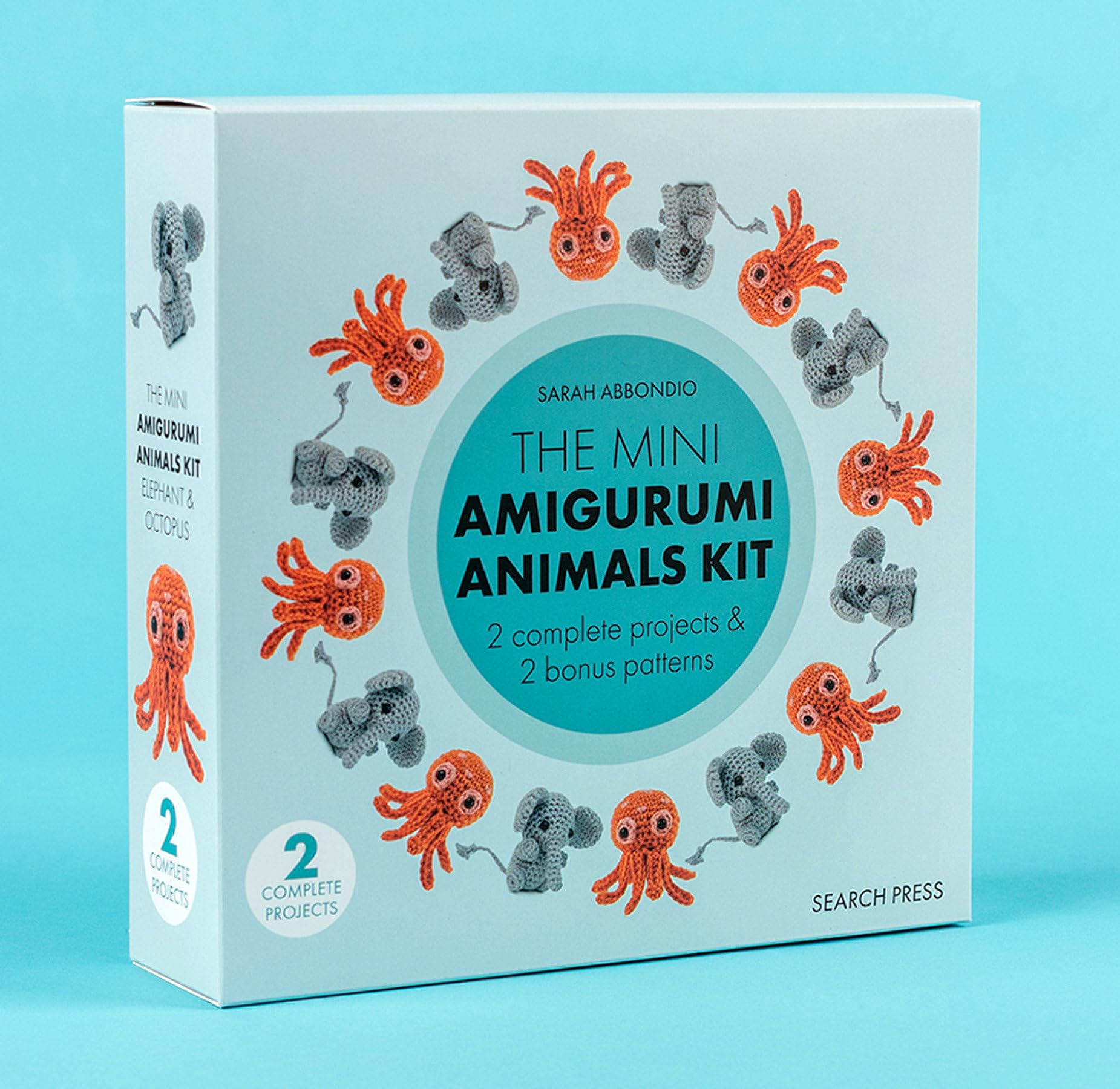The Mini Amigurumi Animals Kit by Sarah Abbondio PAPERBACK 9781800923904