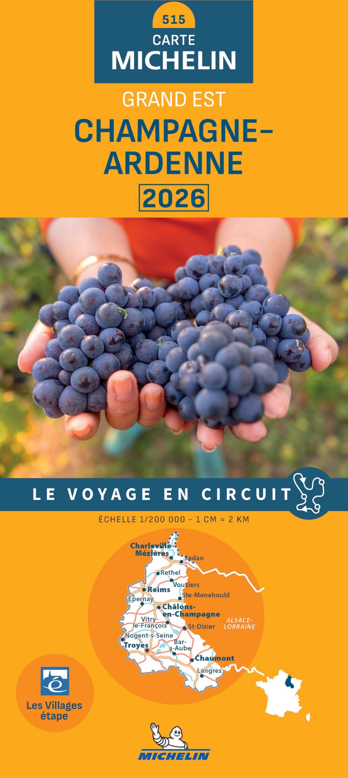 Champagne-Ardenne: Grand Est : le voyage en circuit (Michelin régional, 515)