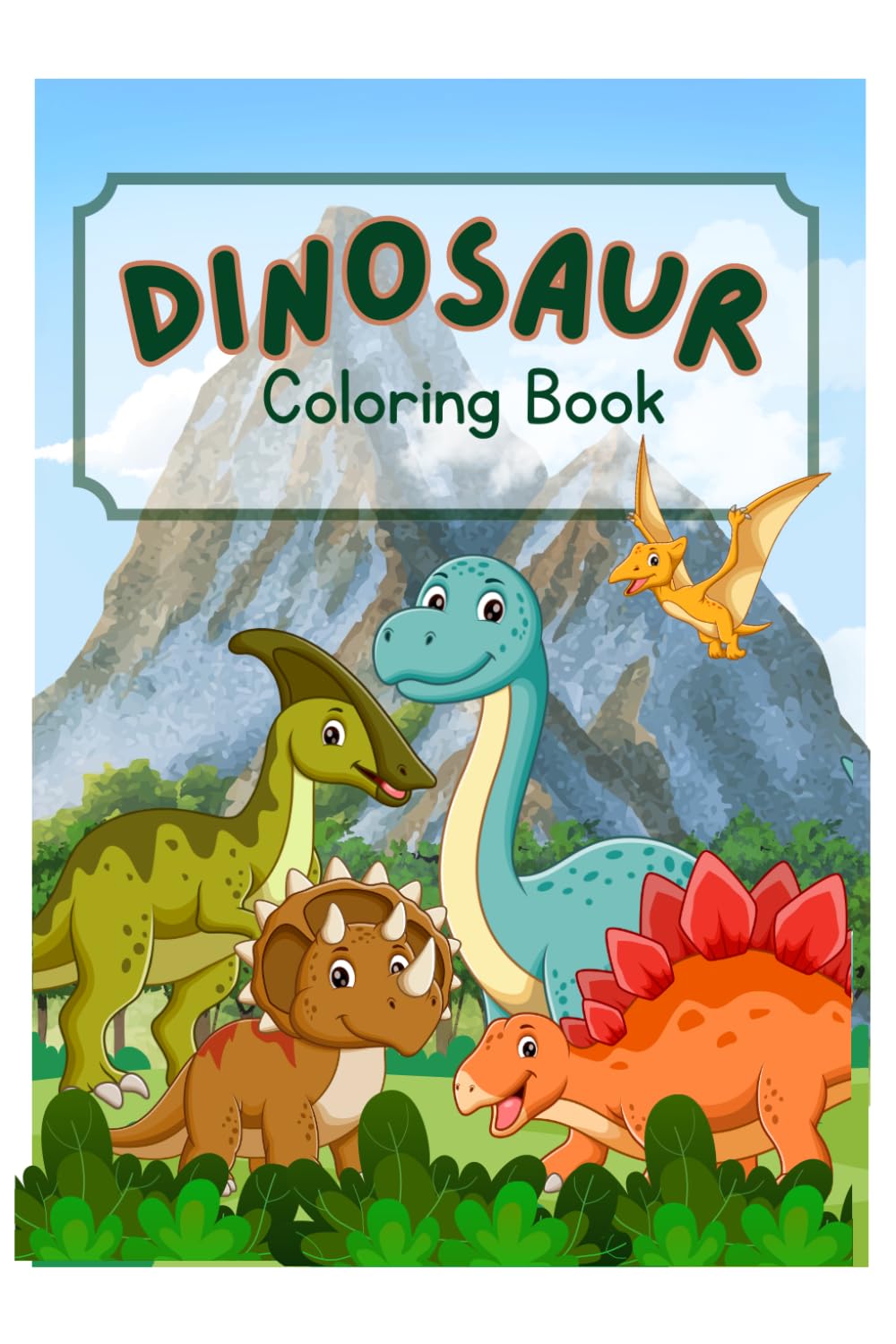 Coloring Book for Kids: Discover the World of Dinosaurs Through Color!