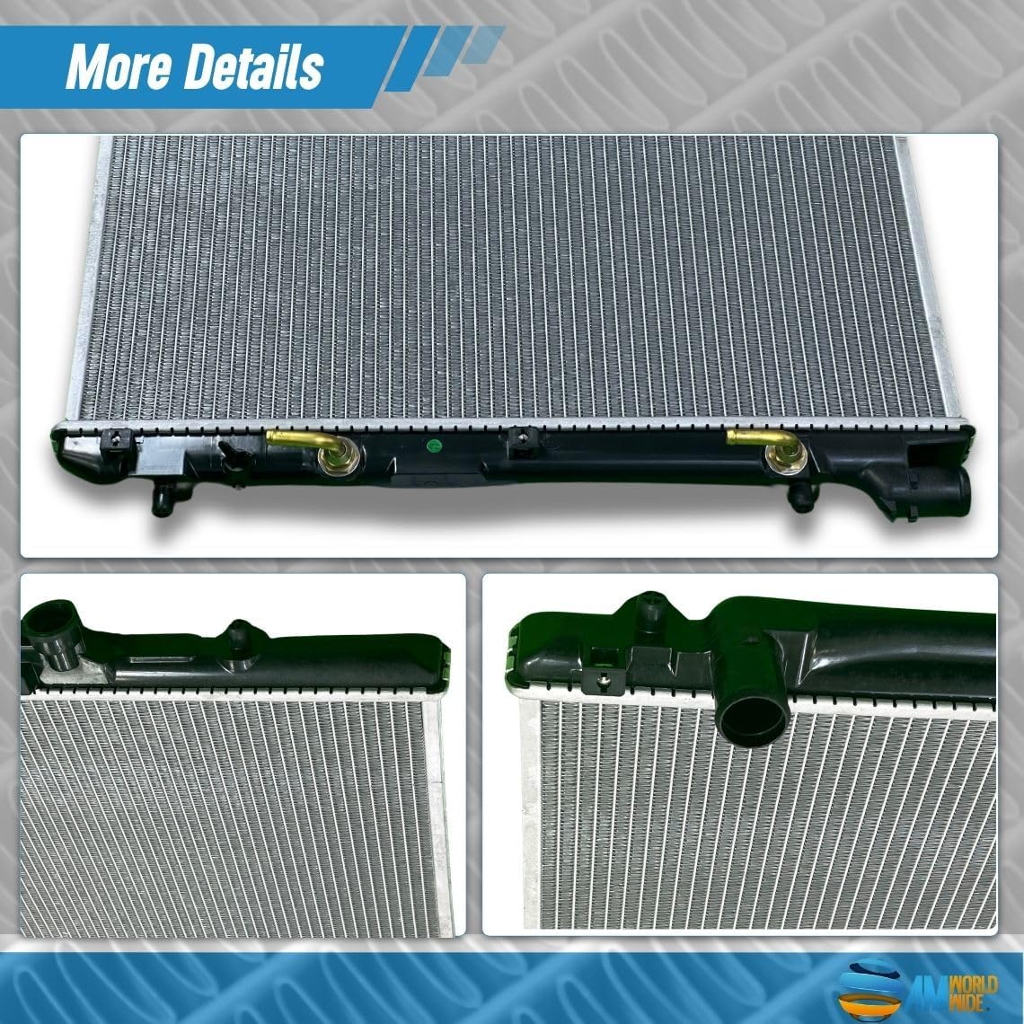 Radiator Replacement Compatible with Suzuki Esteem Cultus Crescent Baleno EG 1.8 Lts 16V 1999-2002 OEM 1770063G31