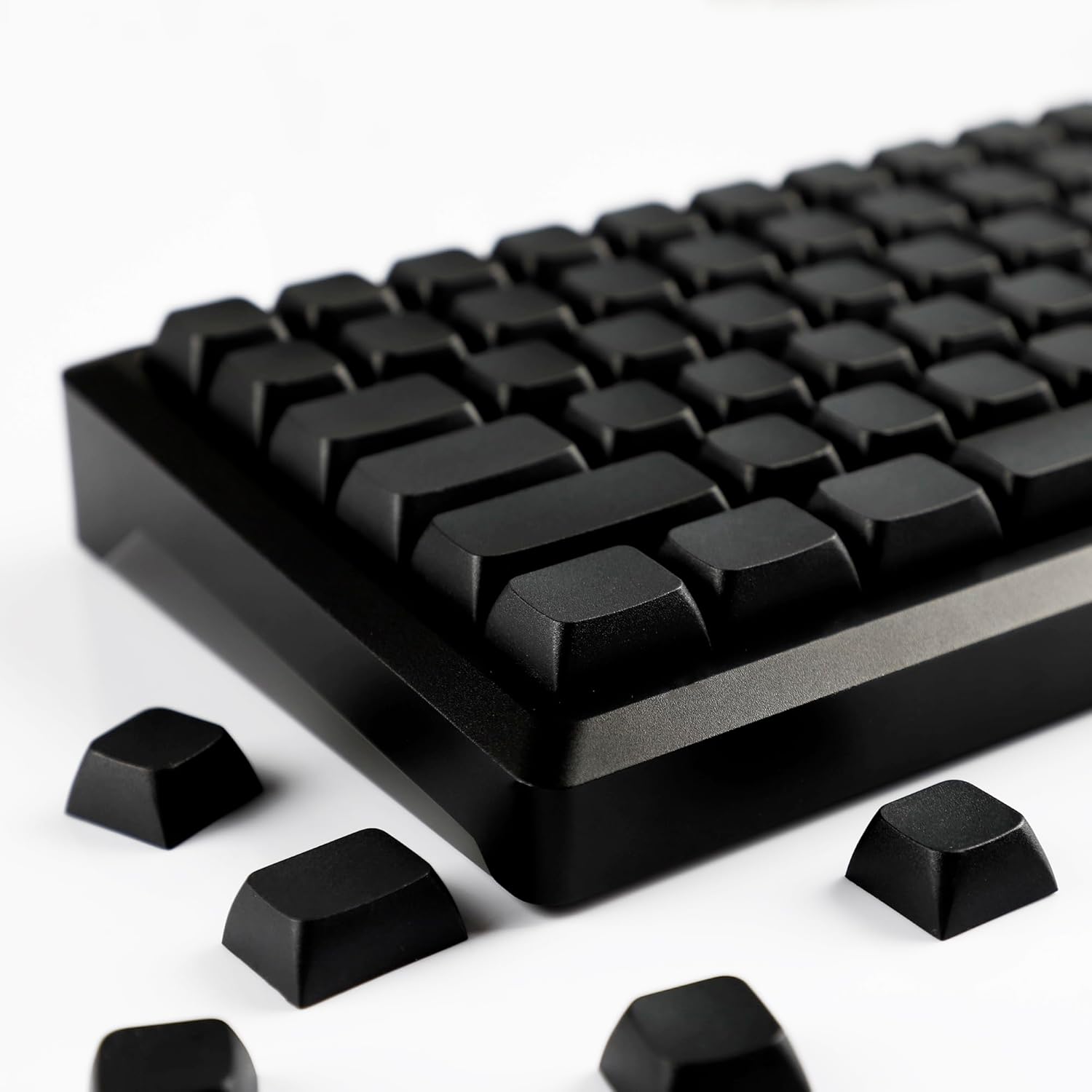 YMDK 127 Key Black Blank ZDA XDA V2 Keycaps PBT Keycap for MX Keyboard 104 87 61 Melody 96 KBD75 ID80 GK64 SP84