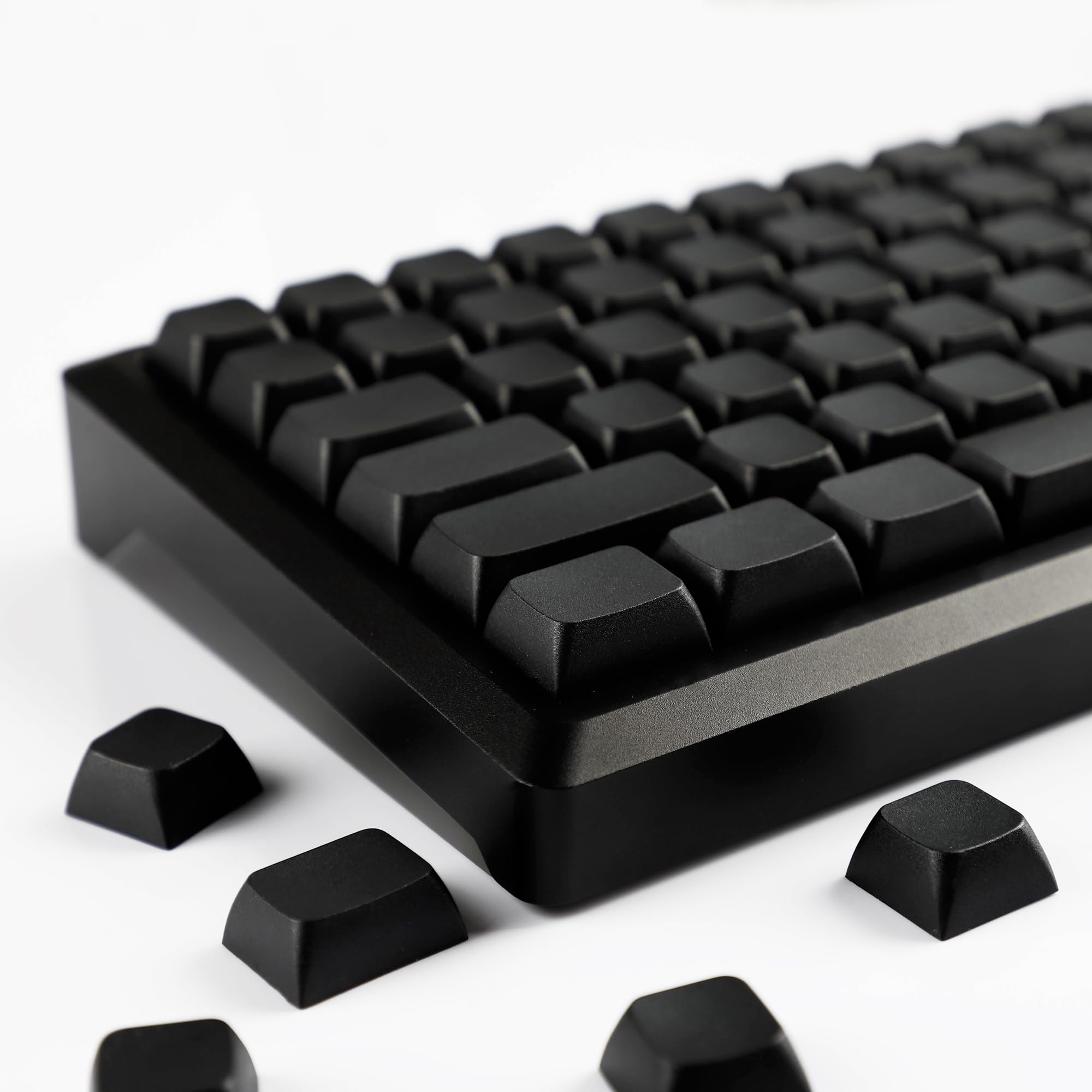 Amazon | YMDK 127 キー ブラック ブランク ZDA XDA V2 キーキャップ