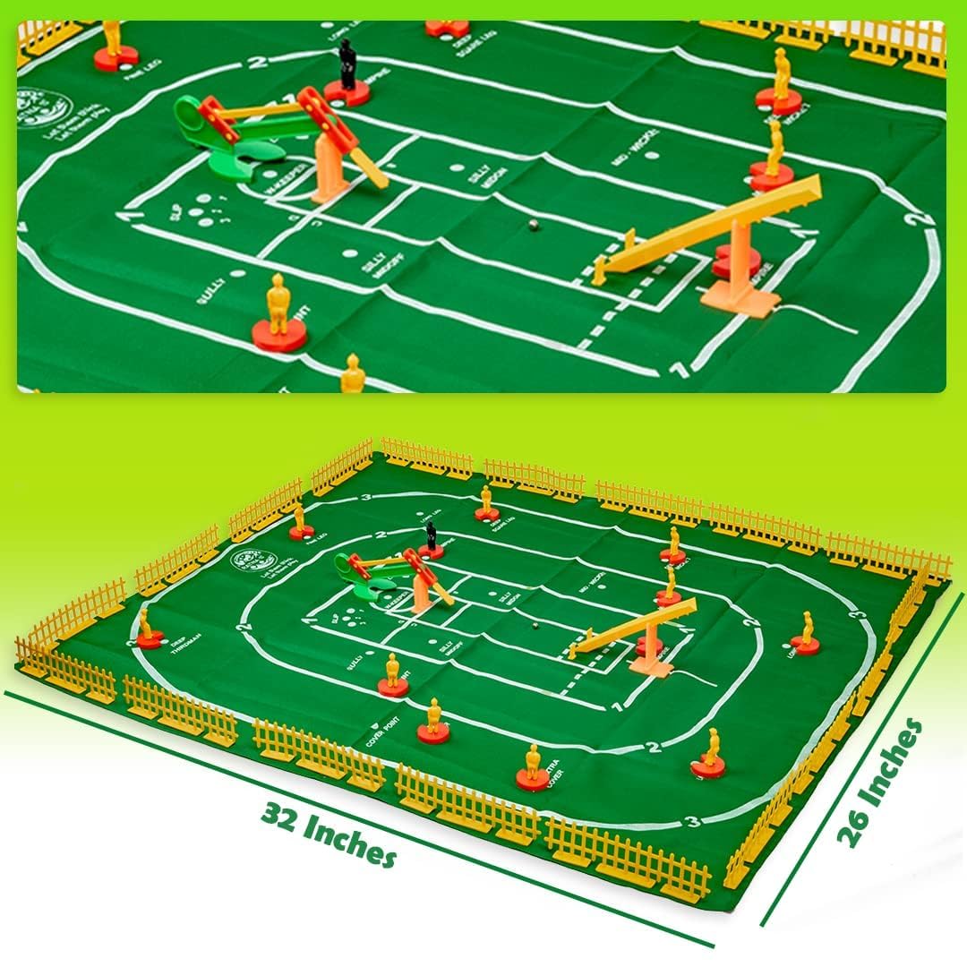 Imperial Indoor Cricket Game for Kids and Adults -Complete kit for Family Fun, Gift for Cricket Lover, Play Indoor/Outdoor, Fun Party Game, Portable Design, Pack of 1