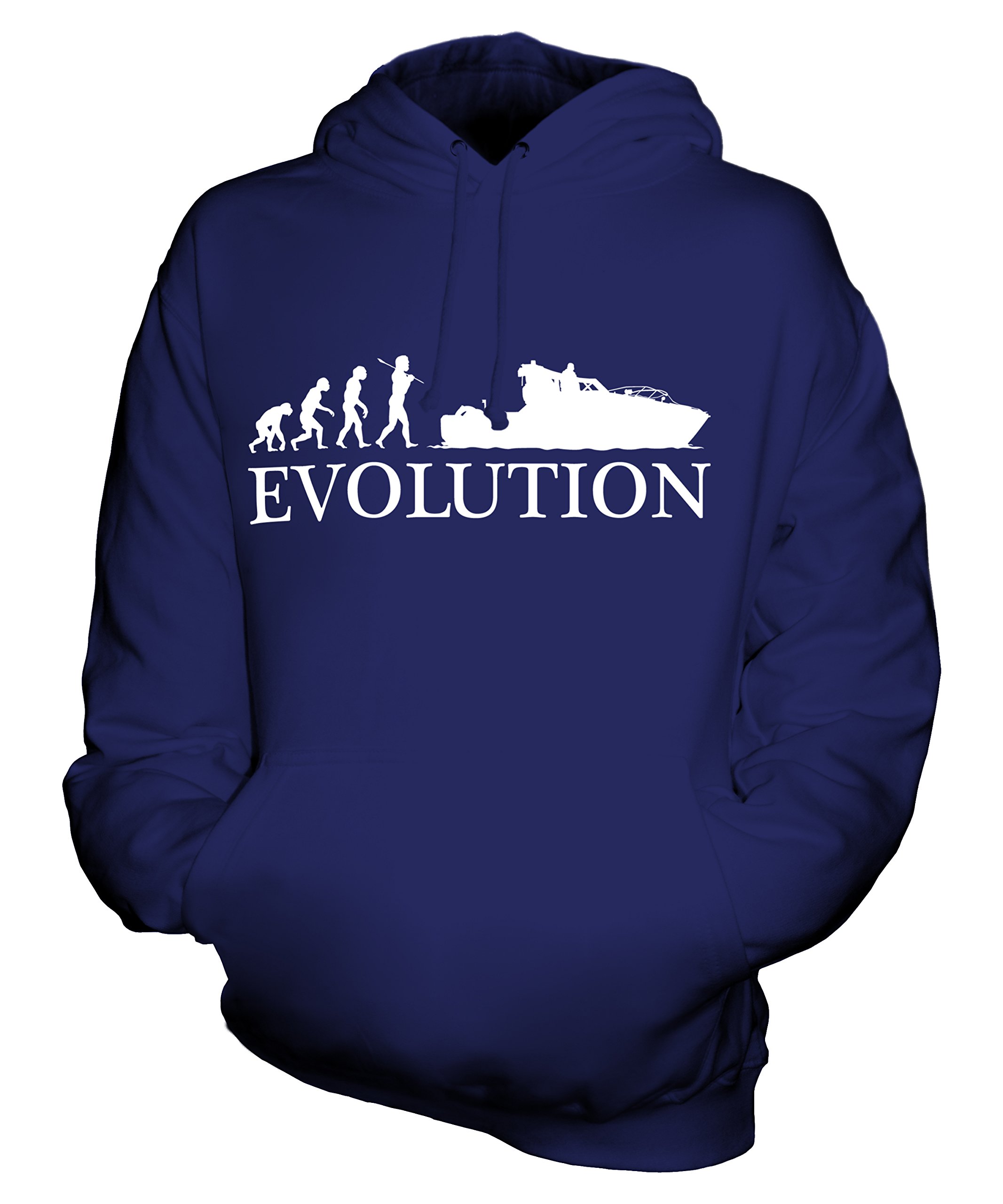 Sweat Pull à Capuche Design Yacht Évolution Coupe Unisexe Confortable