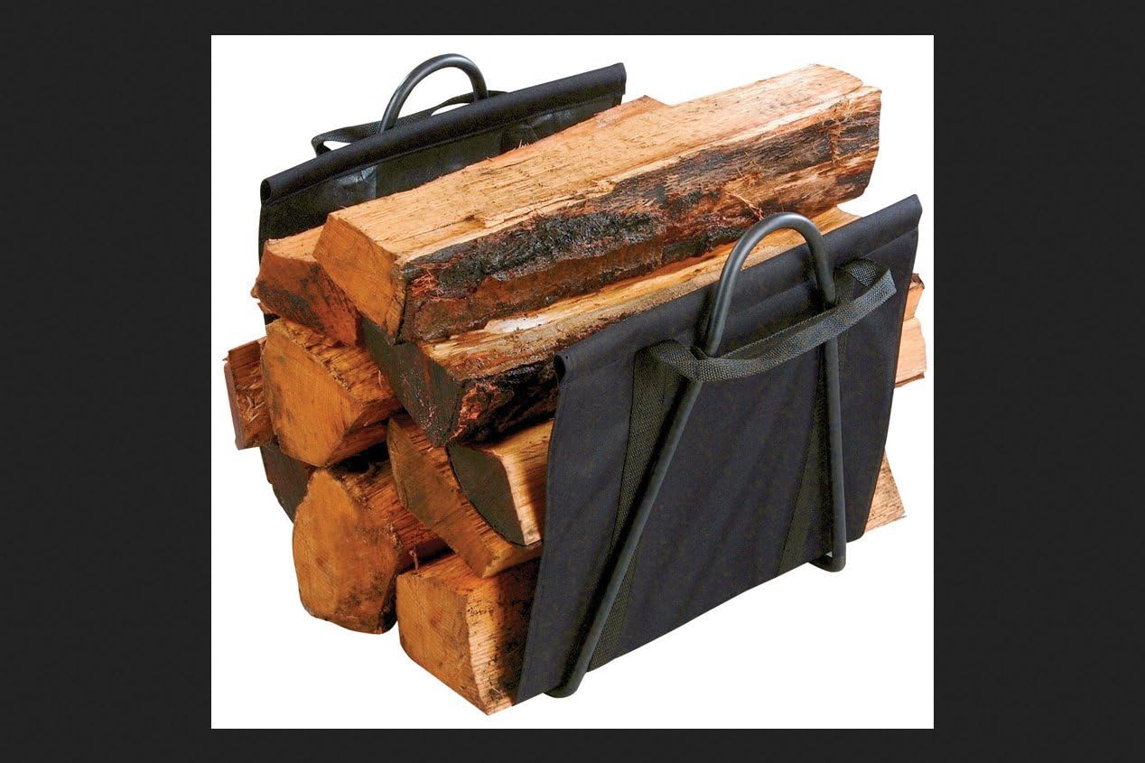 Panacea PRODUCTS Fireplace BLK Log Tote