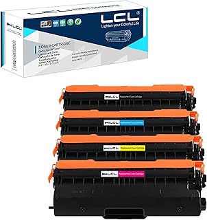 LCL Compatible for Brother TN-423 TN-433 TN433 TN433BK TN433C TN433M TN433Y (4-Pack, Black Cyan MagentaYellow) Toner Cartridge for Brother HL-L9310CDW HL-L9310CDWT HL- L9310CDWTT HL-L8360CDW HL-L8260CDW HL-L8360CDWT