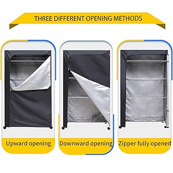 Amazon.com: ZYSUOR Shelving Cover Wire Shelf Rack Dust Cover