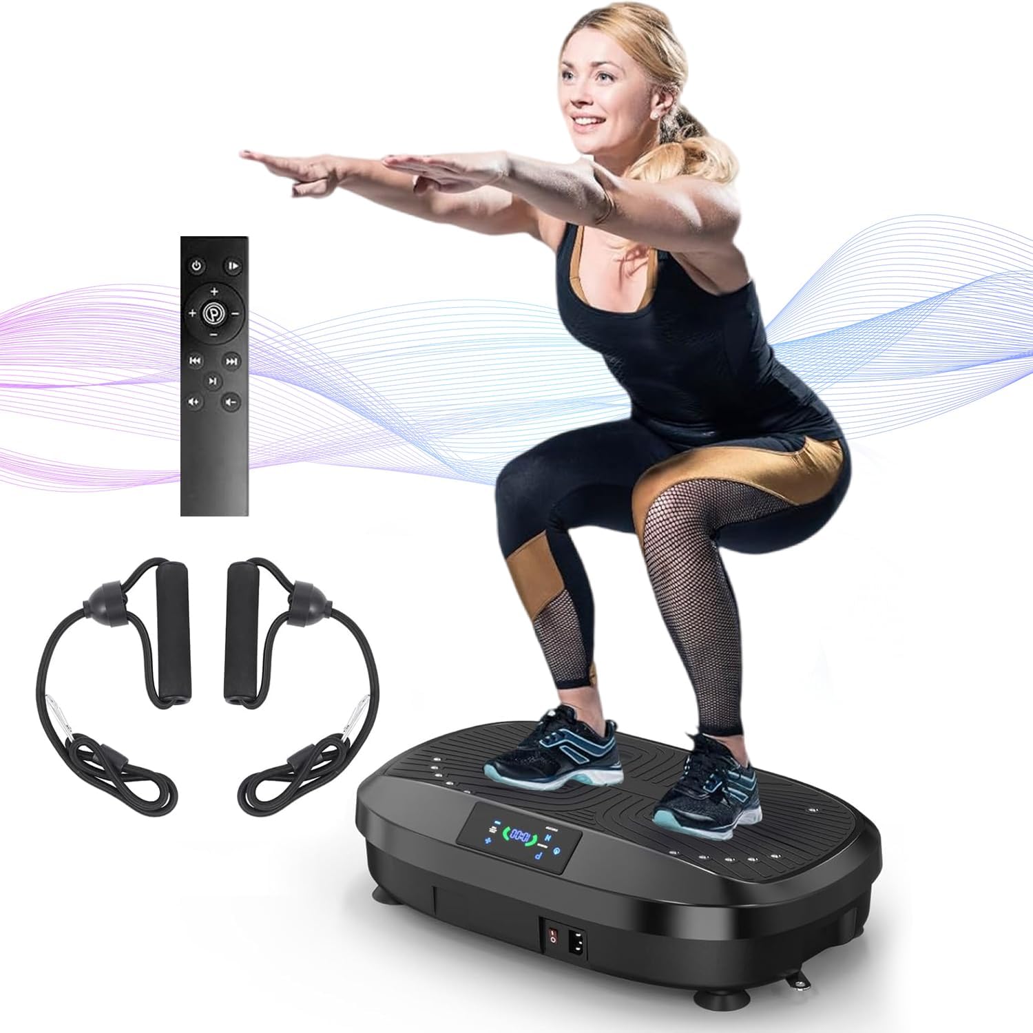 Vibration Plate Exercise Machine, Lymphatic Drainage Machine, Whole