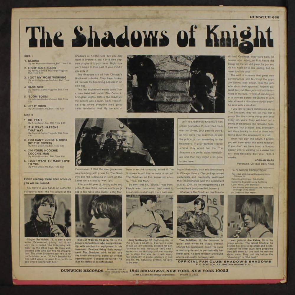 レコード12インチLP The Shadows of Knight Gloria Amazon.com: The
