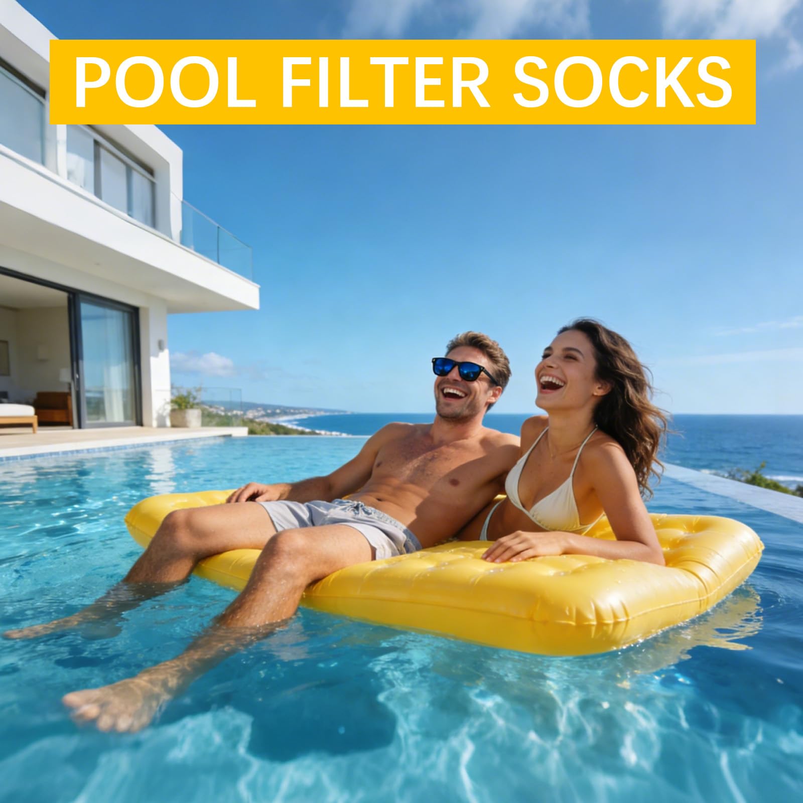 Lot de 120 chaussettes de filtre de piscine pour paniers d'écumoire, chaussettes réutilisables pour piscines hors sol ou creusées, filtre de protection en maille fine pour collecter les feuilles, les
