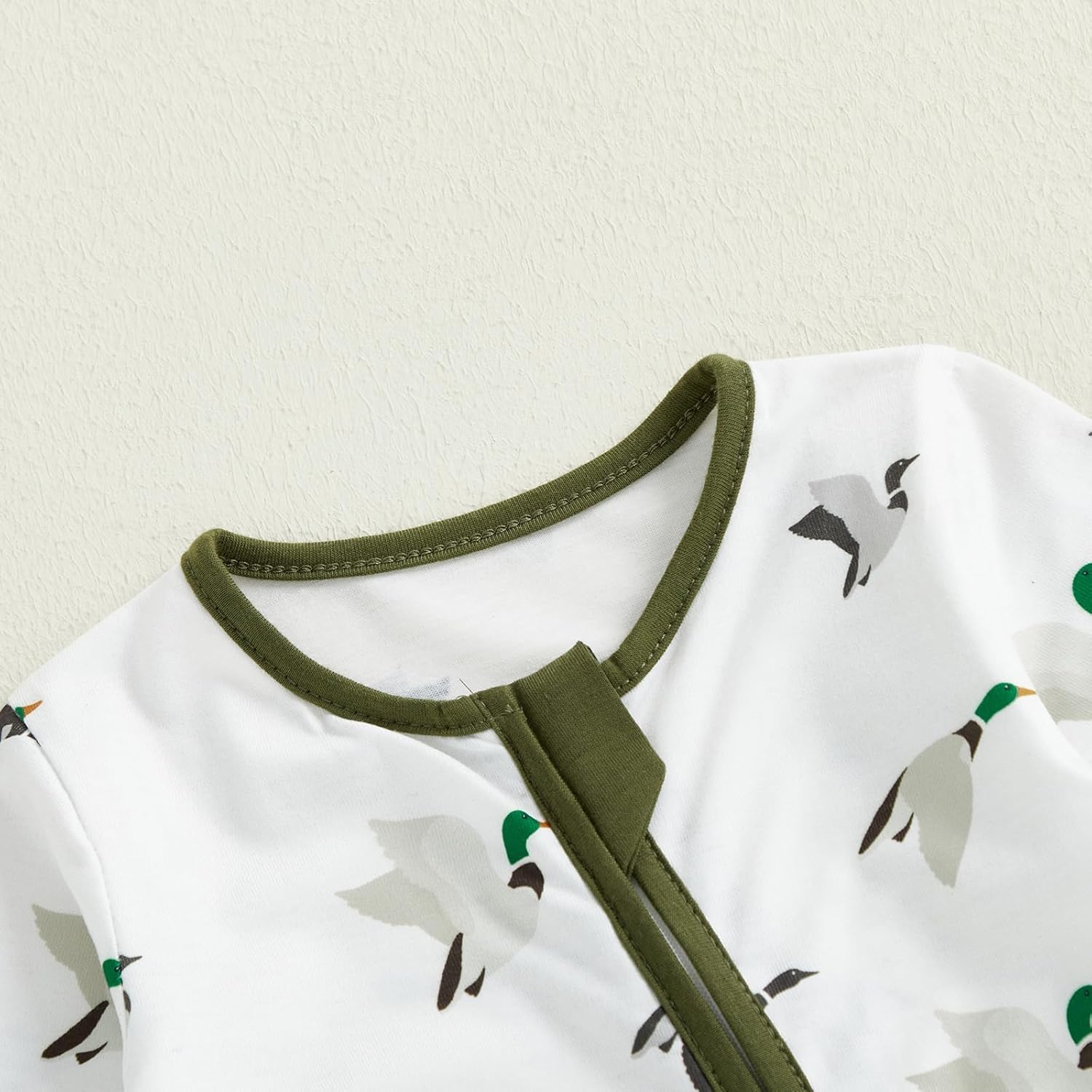 Seyurigaoka Western Baby Boy Girl Clothes Mallard Duck Romper Zipper Jumpsuit Newborn Fall Winter Outfit Hunting Clothes - Image 5