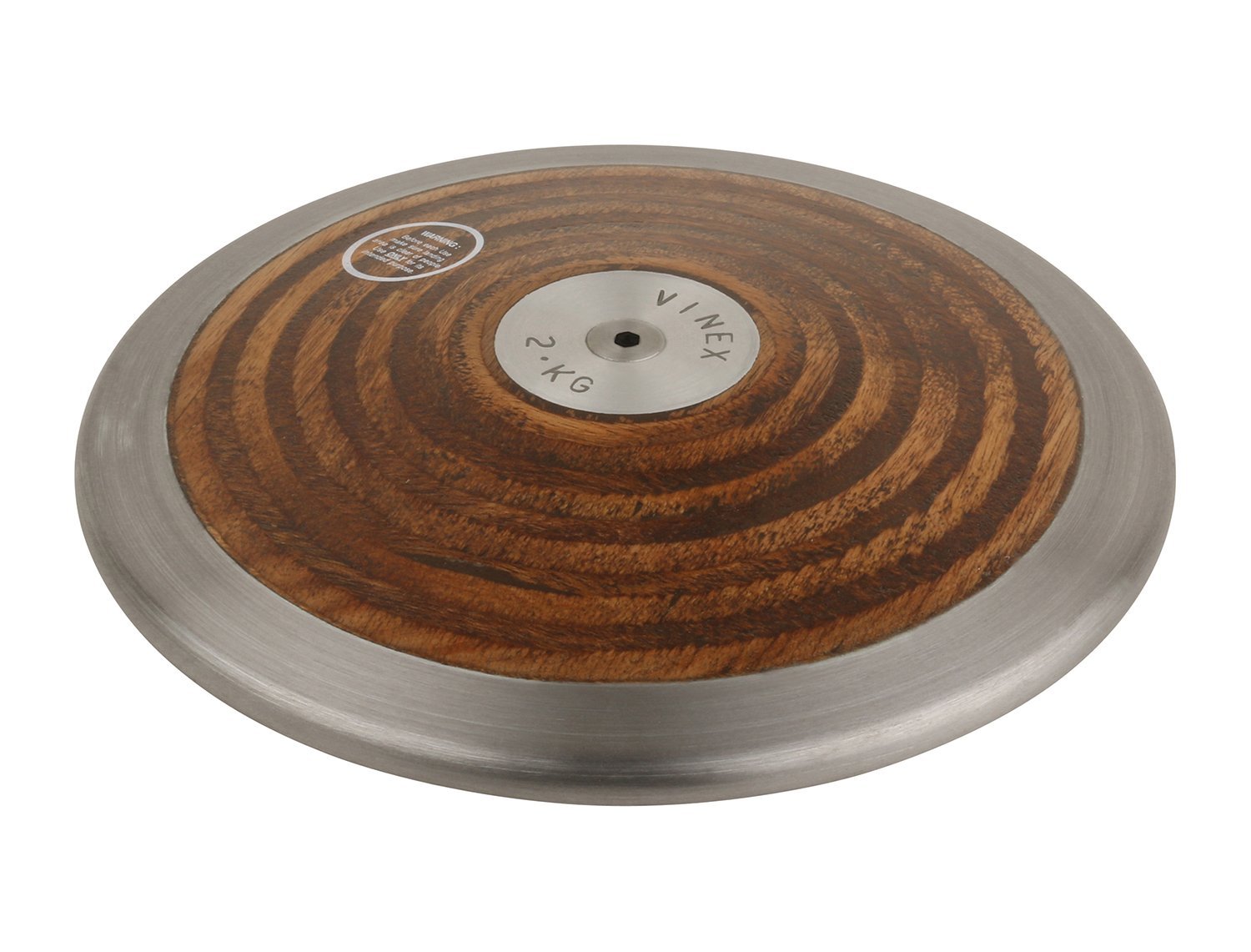 Vinex Disco de madera para competición y entrenamiento, 0,75 kg, 1,00 kg, 1,50 kg, 1,75 kg, 2,00 kg, madera laminada