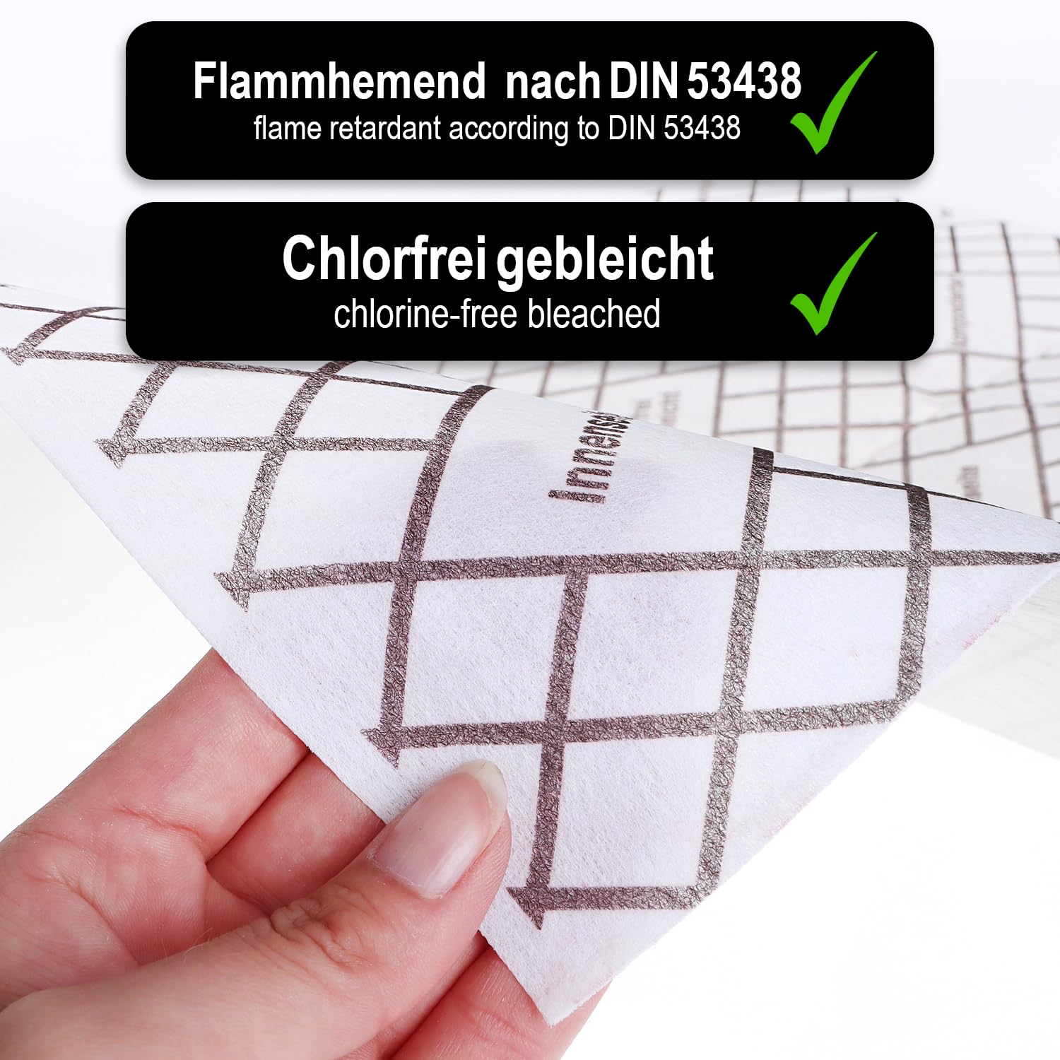 COM-FOUR® Filtro extractor 2x para campana extractora con alto rendimiento de filtrado - Filtro plano universal de 1 mm, recortable a medida con indicador de saturación (Con indicador - 2 piezas) — view 5