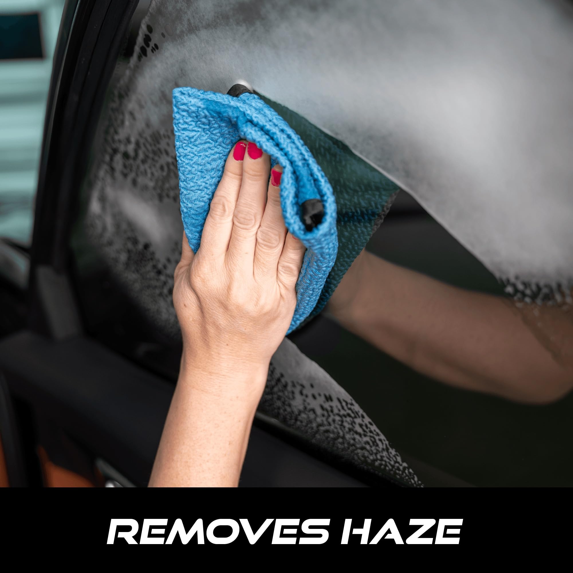 VIKING Glass Microfiber Cleaning Cloth for Car and Home 2 Pack Glass Towels for Mirror and Picture Frames — view 4