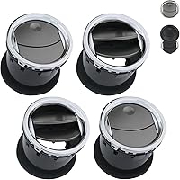 Vista 11 de TQPONLY Calentador de CA para salpicadero, conducto de aire, rejilla de ventilación (negro) compatible con Ford F150/2006-2008 Lincoln Mark LT