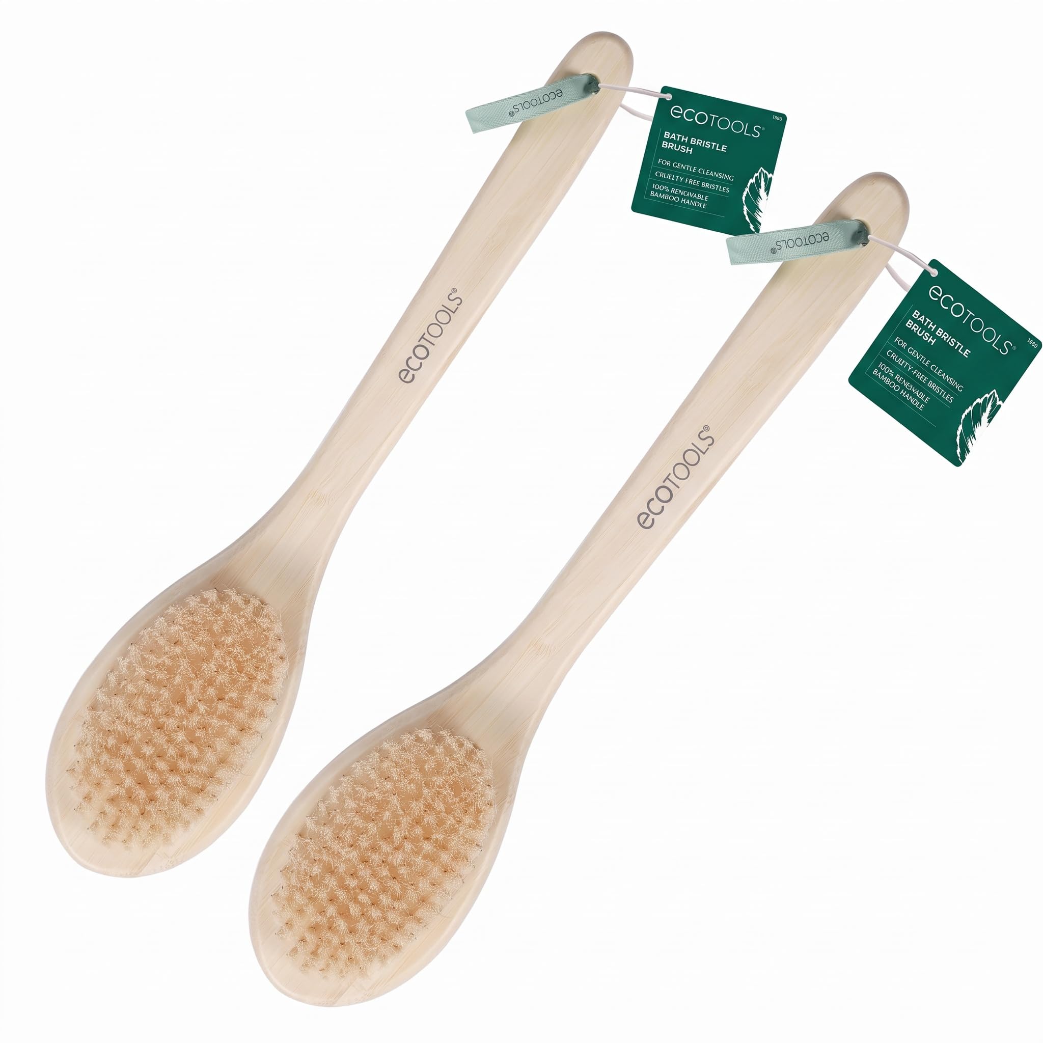 EcoTools Long Handled Shower Brush - Exfoliate & Clean -10